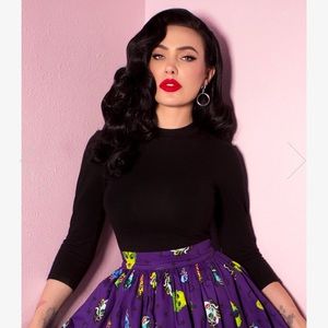 Vixen by Micheline Pitt Bad Girl Top in Black